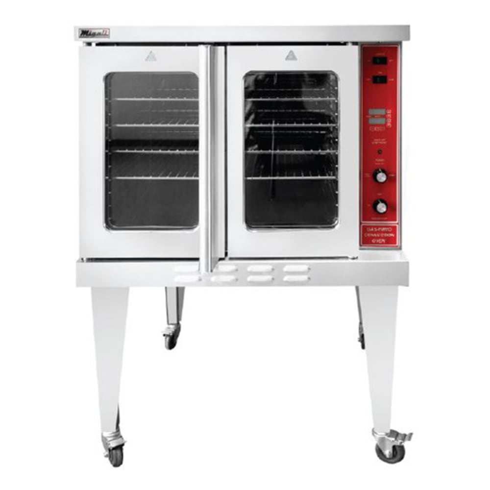 Migali Single Full Size Liquid Propane Convection Oven - 46,000 BTU Model C-CO1-LP