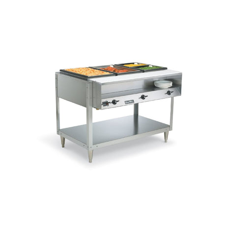 Vollrath 120-volt 2100-watt three-well Servewell® stainless steel hot-food table 38103