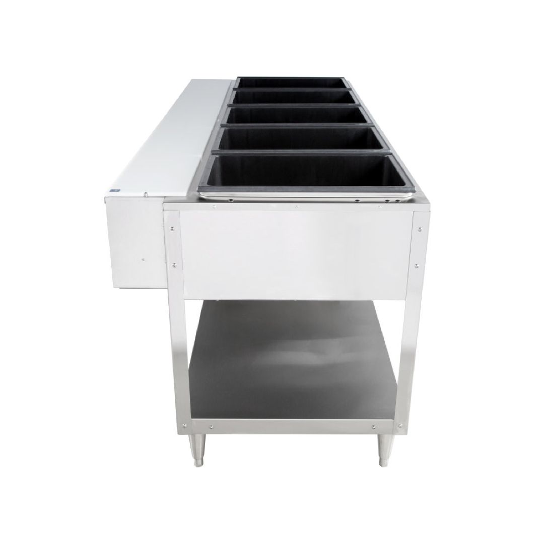 Vollrath 120-volt 3500-watt five-well Servewell® stainless steel hot-food table 38105