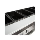 Vollrath 120-volt 3500-watt five-well Servewell® stainless steel hot-food table 38105