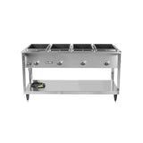 Vollrath 120-volt 1920-watt four-well Servewell® SL streamlined stainless steel hot-food table 38204