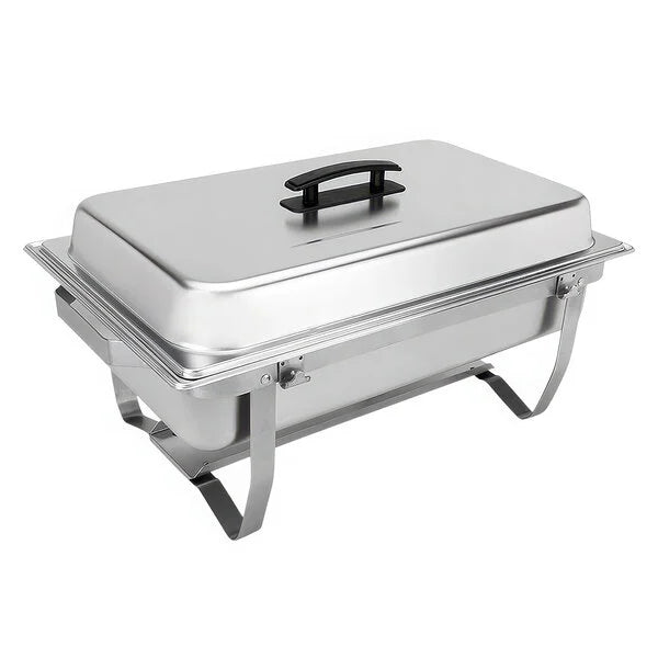 Sterno 70153 Buffet Chafer with Foldable Frame, 8 Qt.