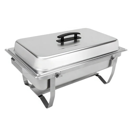 Sterno 70153 Buffet Chafer with Foldable Frame, 8 Qt.
