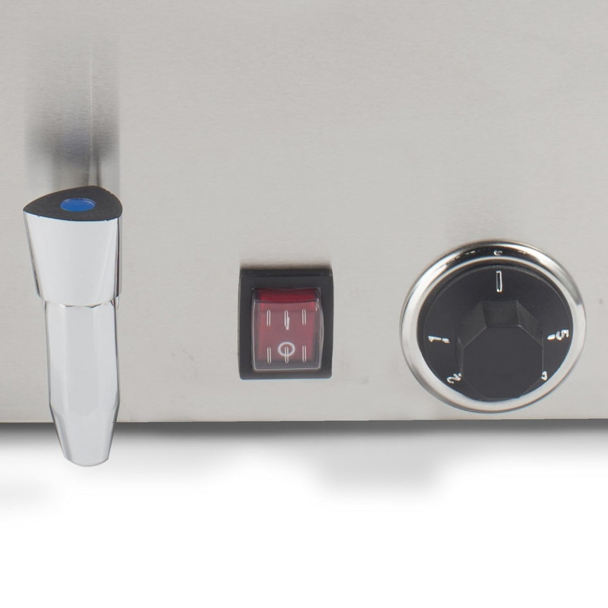GFW-100D Electric Countertop Food Warmer with Drain, 24-Liters, Stainless Steel