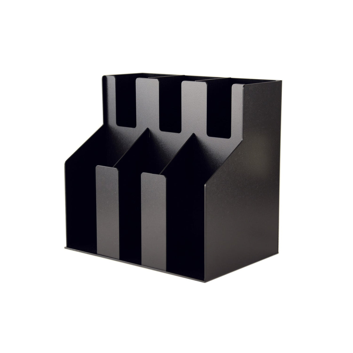 Cup/Lid Organizer Black 2-Tier 3-Stack