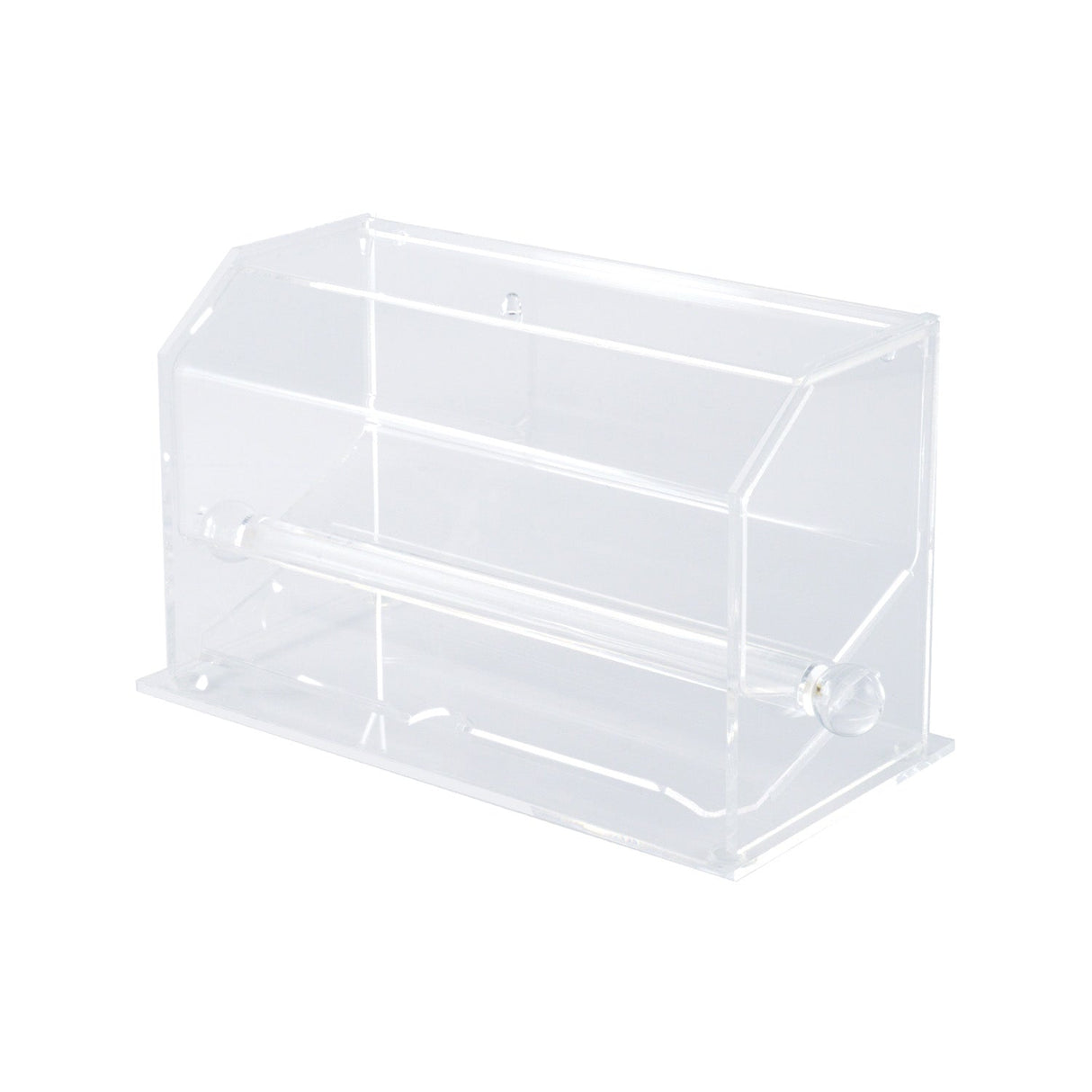 Straw Dispenser Acrylic Horizontal 10-3/4x4-3/4x7"