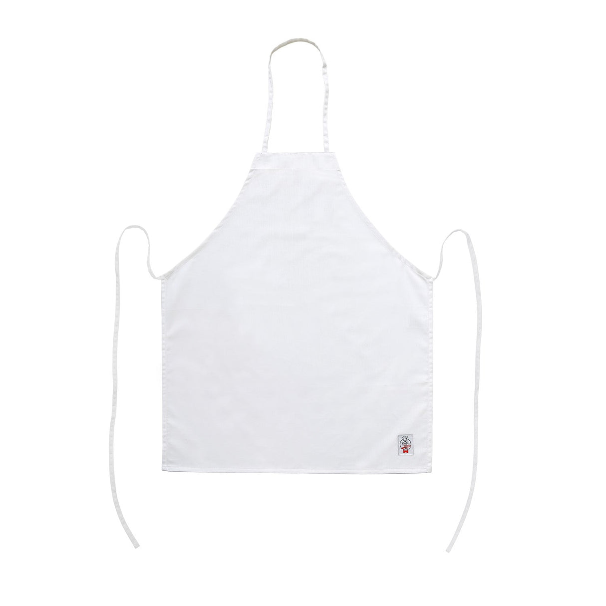 Chef's Pride Apron Bib Full Length w/o Pocket White