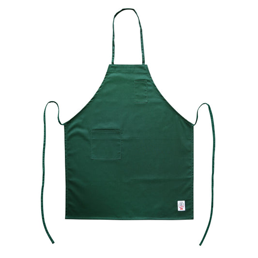 Chef's Pride Apron Bib Full Length w/ Pocket Green