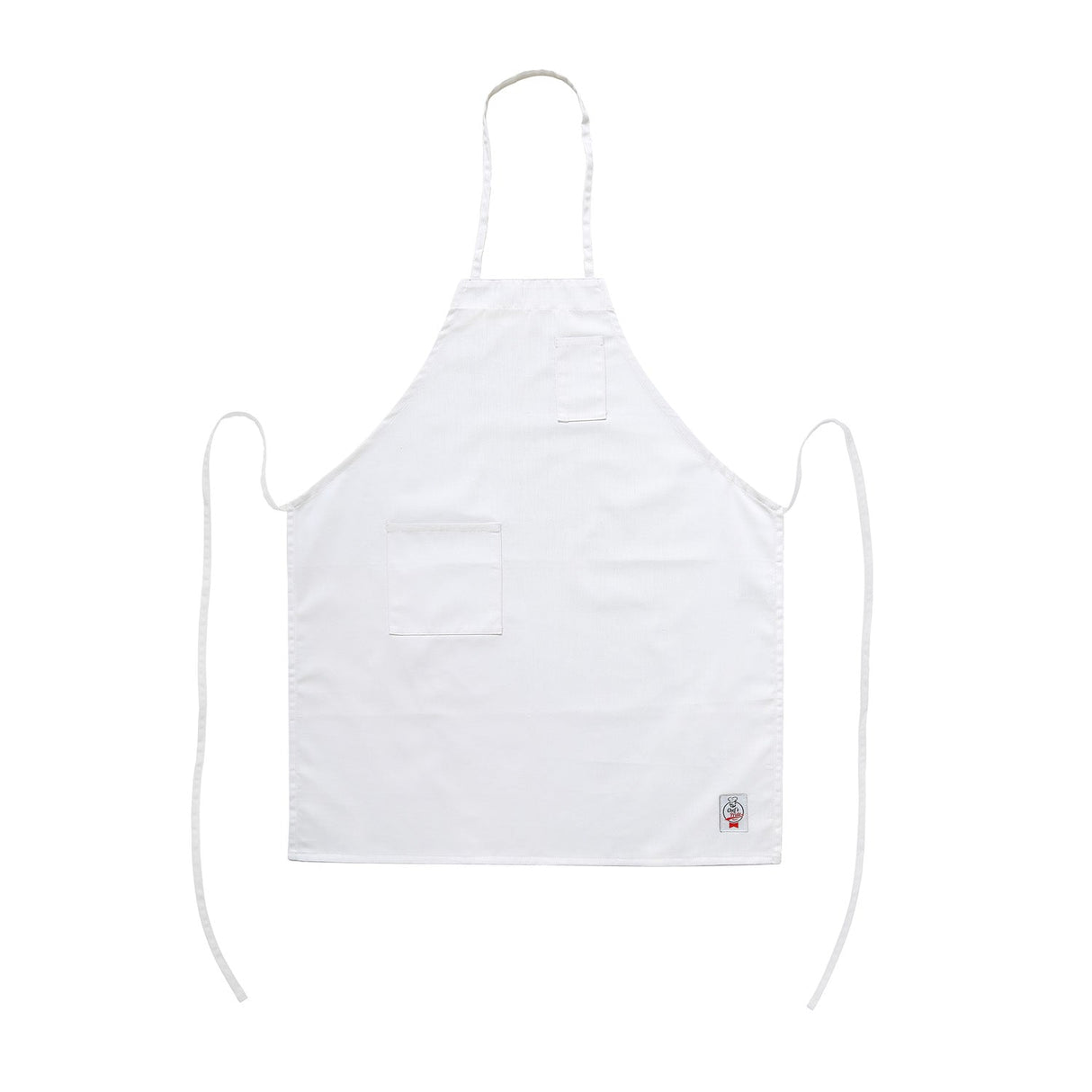 Chef's Pride Apron Bib Full Length w/ Pocket White