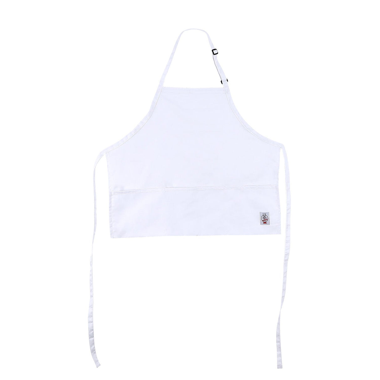 Chef's Pride Apron Bib Mid-Length Adj 3-Pkt White