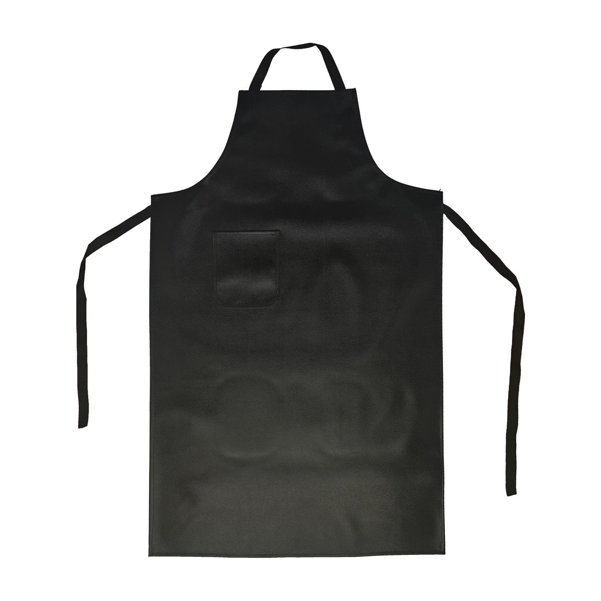 Apron Vinyl Black w/ Pocket 41-1/4x21-1/2"