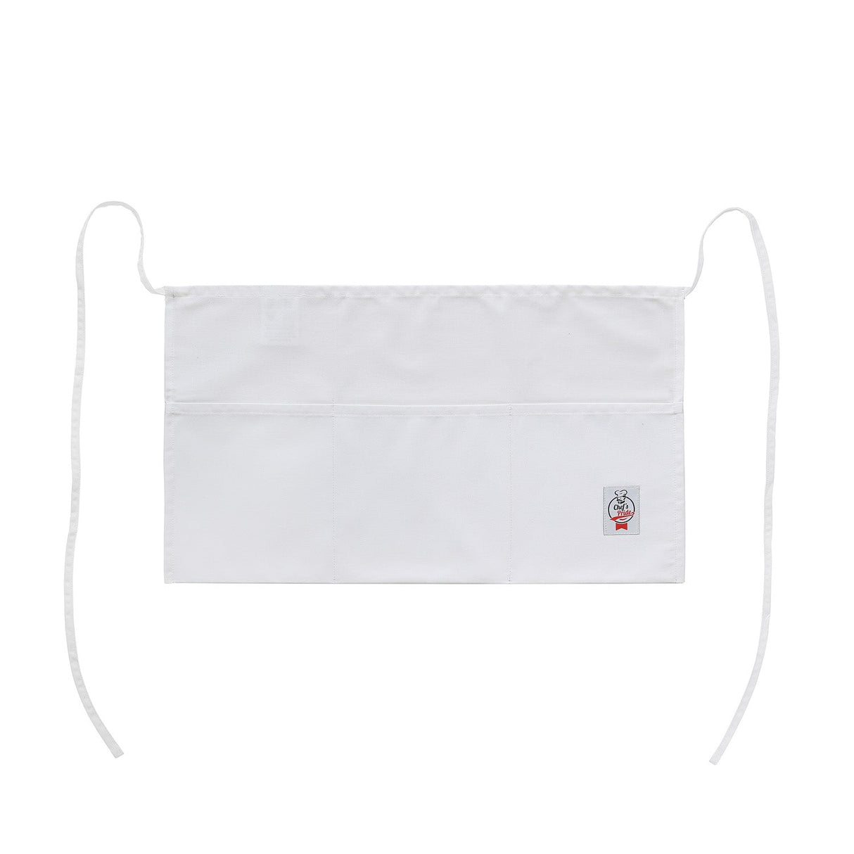 Chef's Pride Apron Waist 3-Pocket White