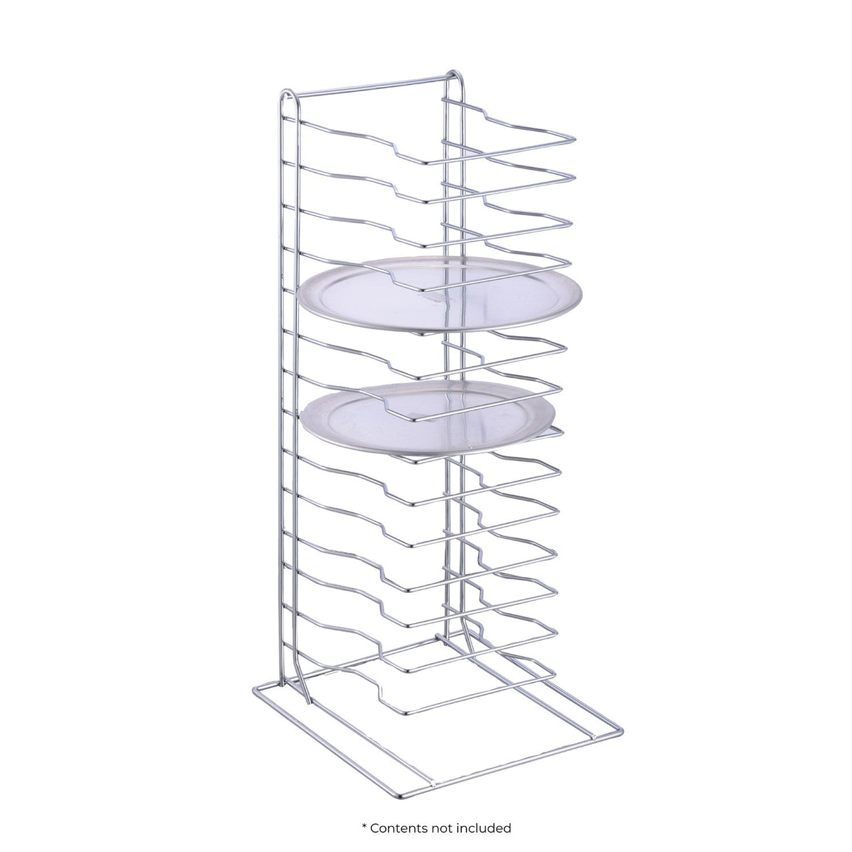 Pizza Pan Rack Chrome-Plt 15-Tier