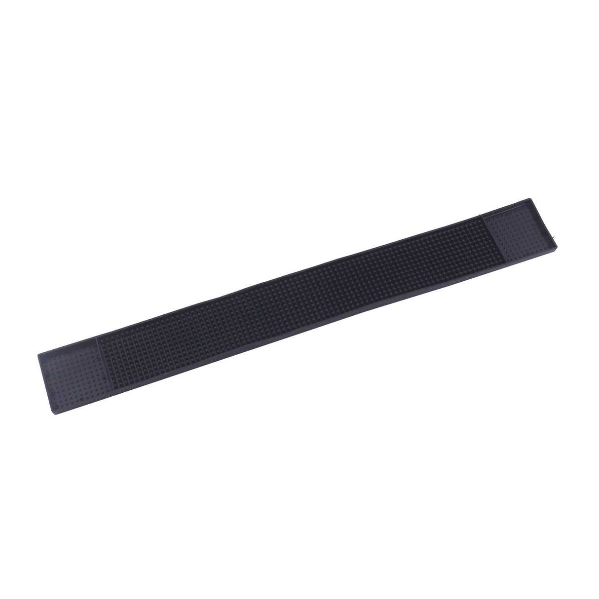 Bar Mat Plastic Drink Rail Black 27x3-1/4"