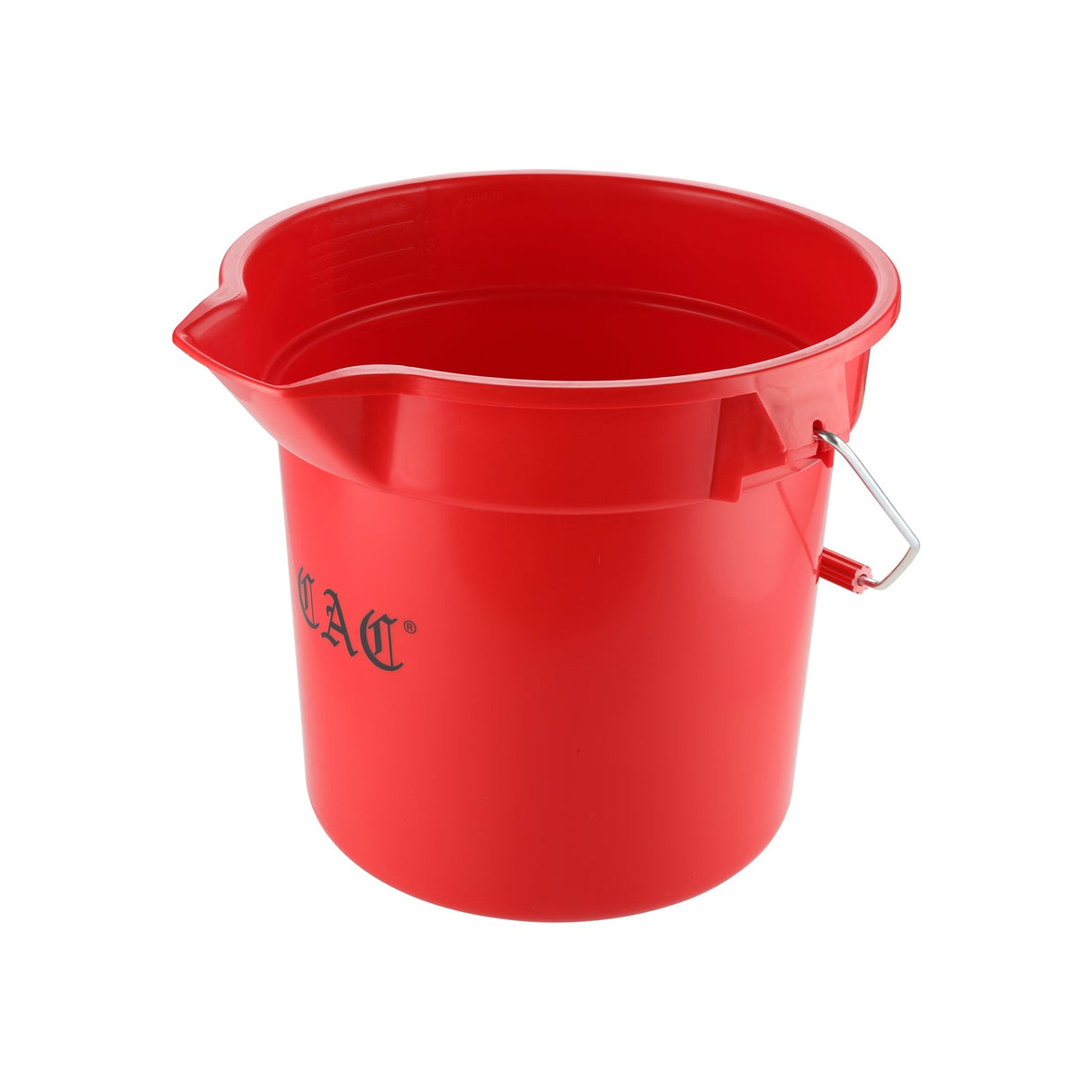 Bucket Round Poly Red 14QT