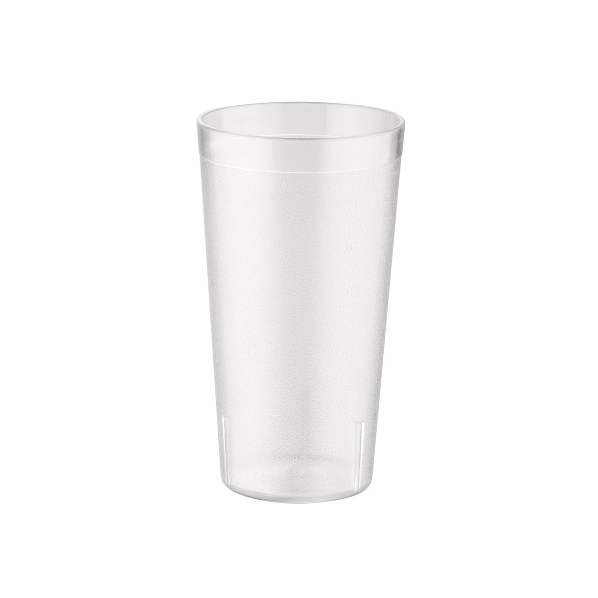 Tumbler Poly Pebbled Clear 16oz 12-PC/PK