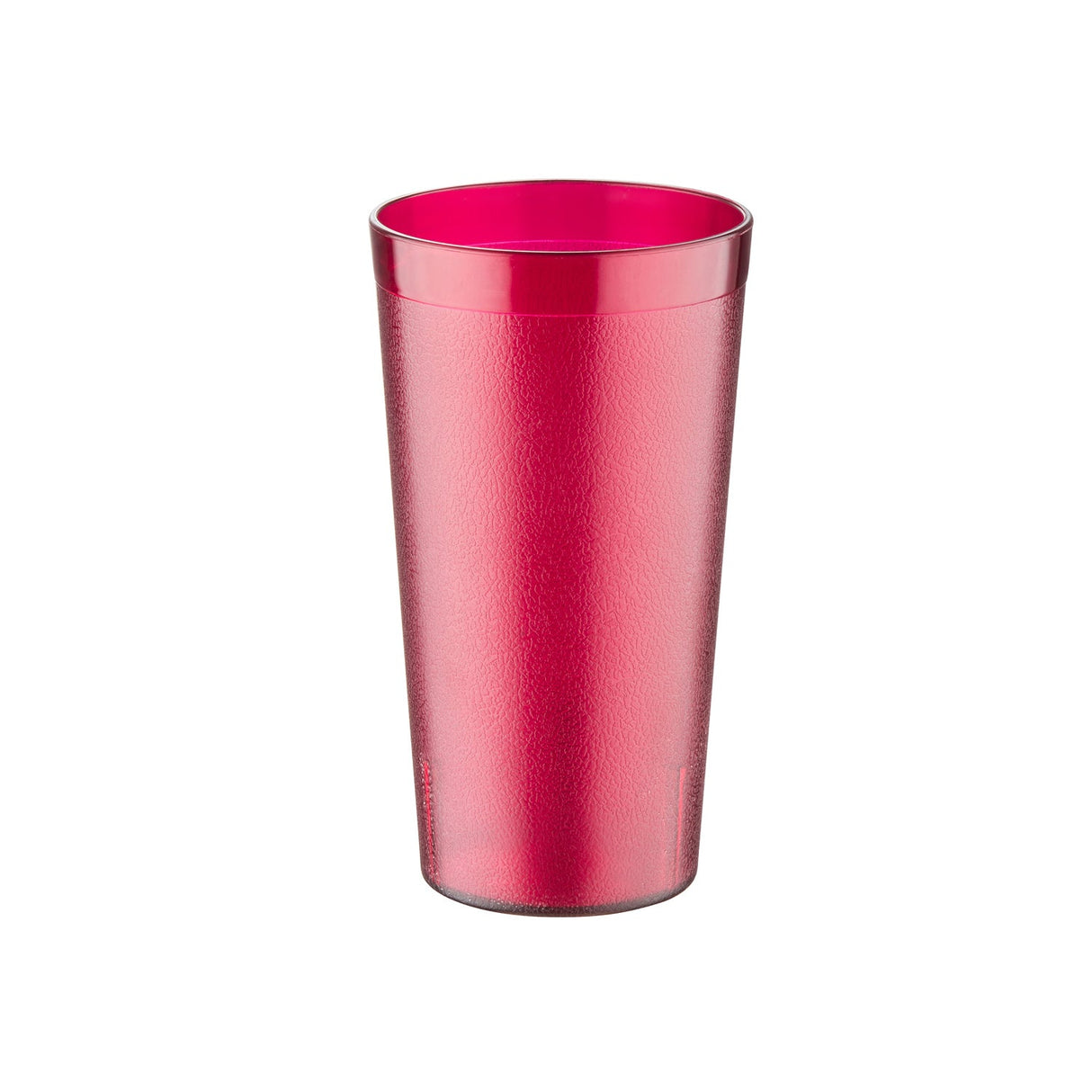 Tumbler Poly Pebbled Red 16oz 12-PC/PK