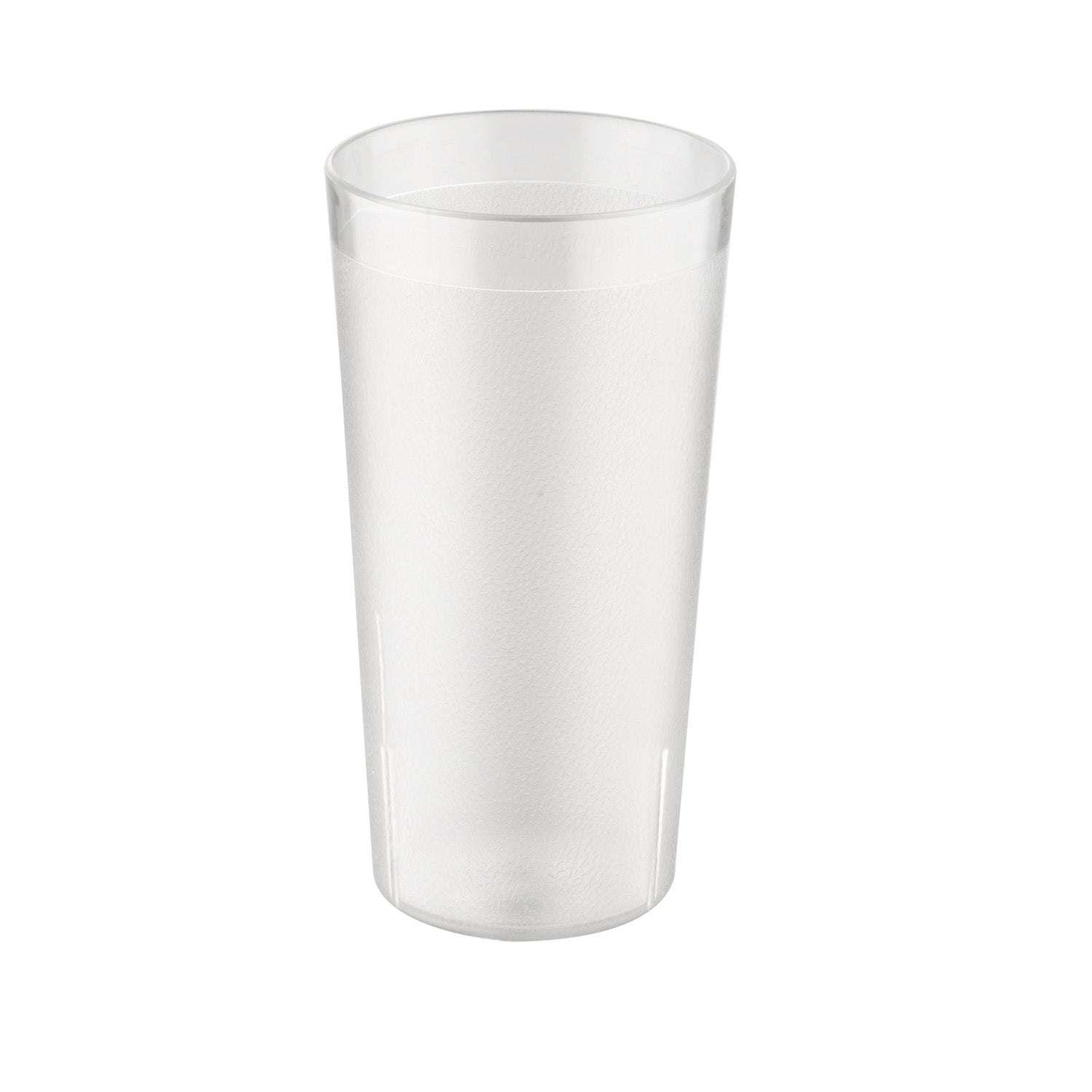 Tumbler Poly Pebbled Clear 24oz 12-PC/PK