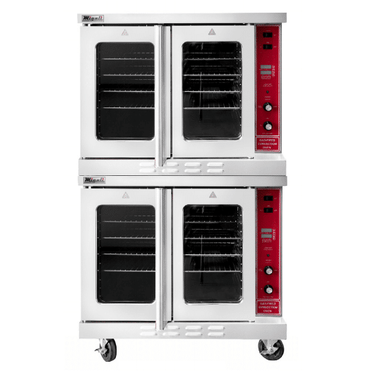 Migali Double Deck Full Size Liquid Propane Convection Oven - 92,000 BTU Model C-CO2-LP