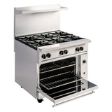 Wolf C36S-6B 36" 6 Burner Gas Range w/ Standard Oven, Natural Gas