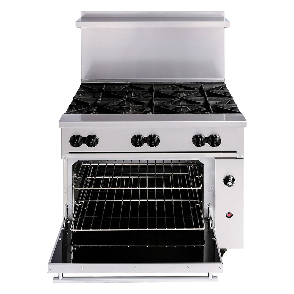 Wolf C36S-6B 36" 6 Burner Gas Range w/ Standard Oven, Natural Gas