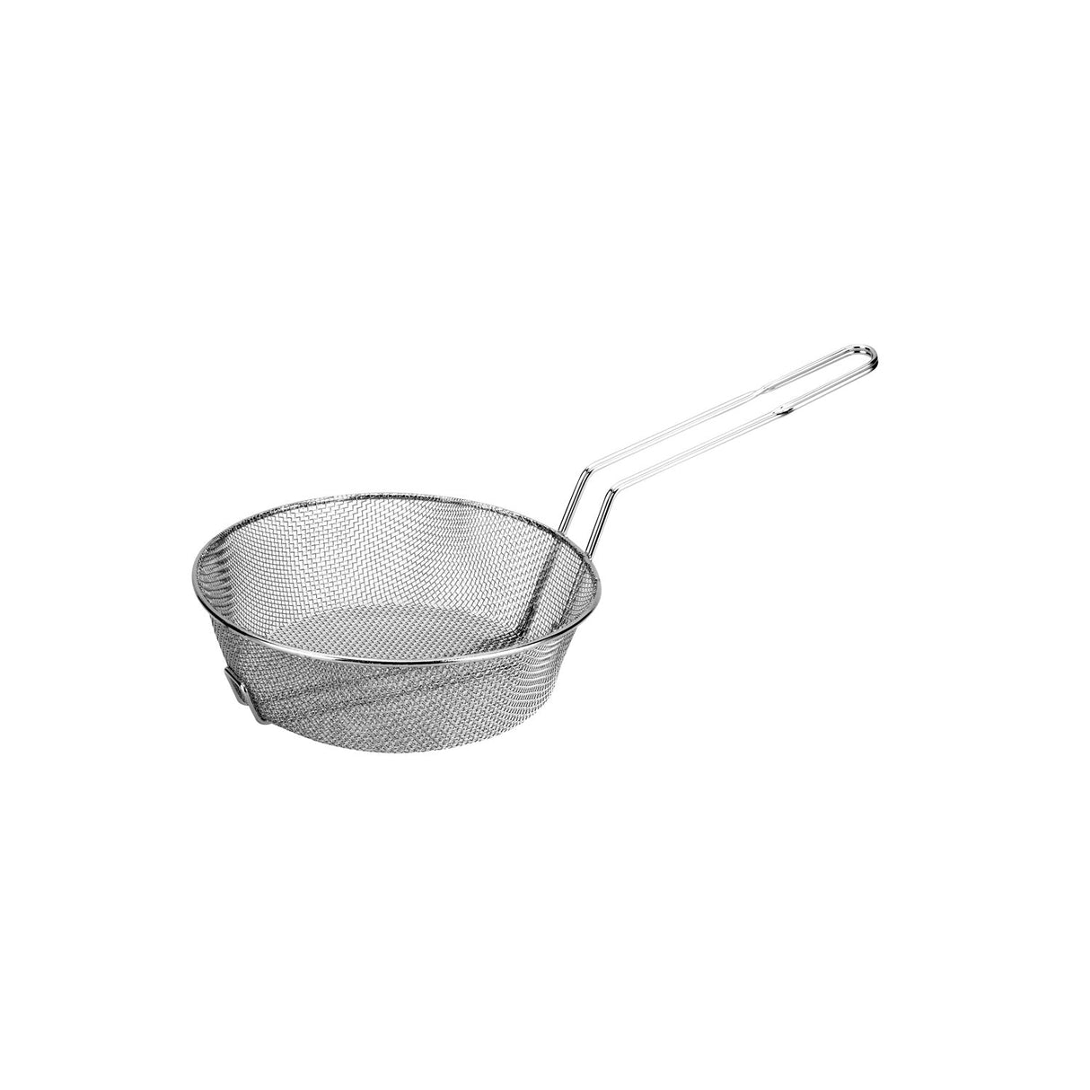 Culinary/Breading Basket Nickel-Plt Fine Mesh 8"Dia