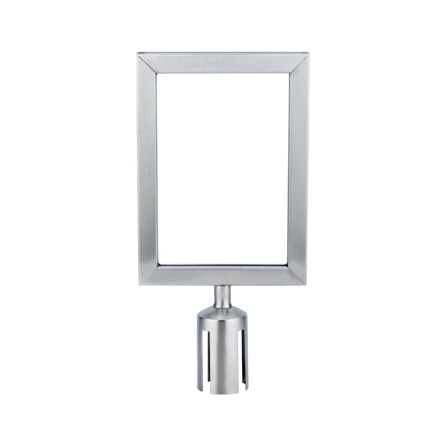 Frame Stanchion Sign SS Silver