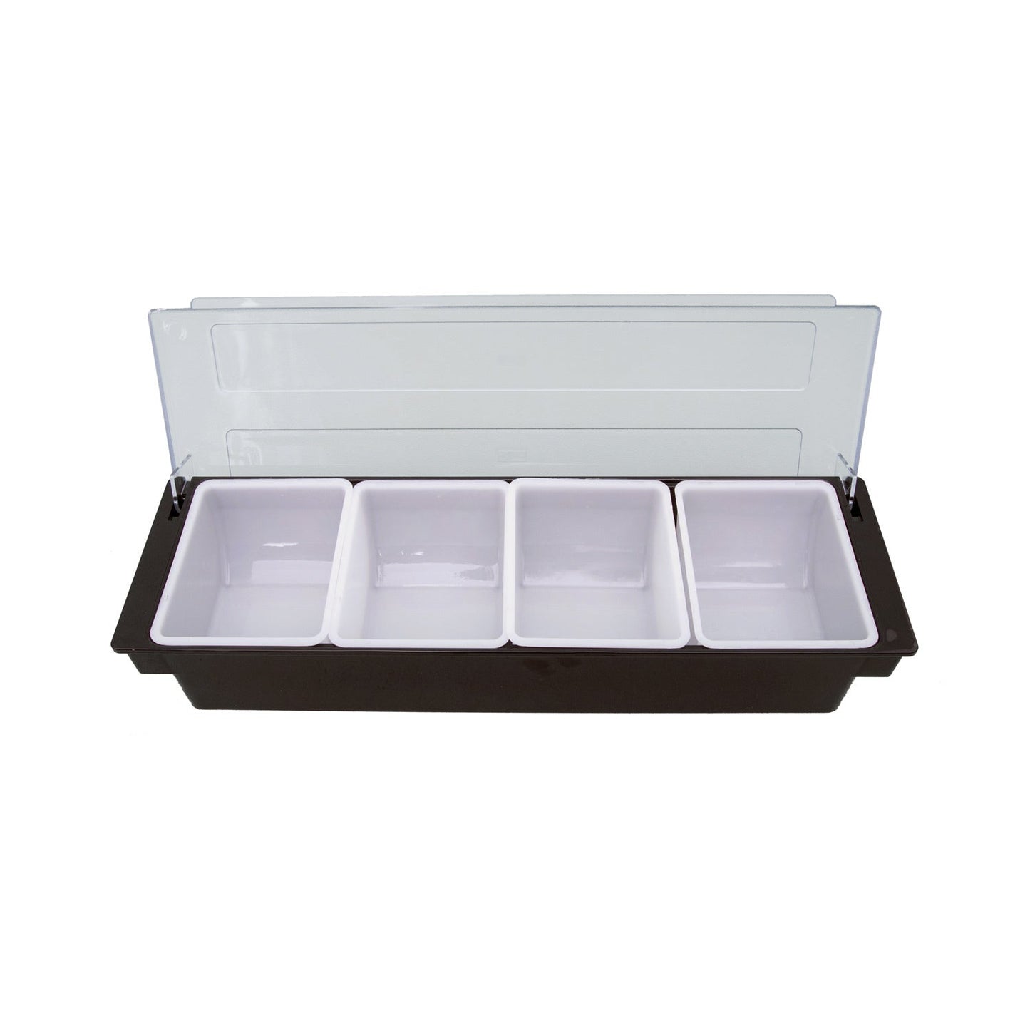 Condiment Holder Plastic 4-Compartment