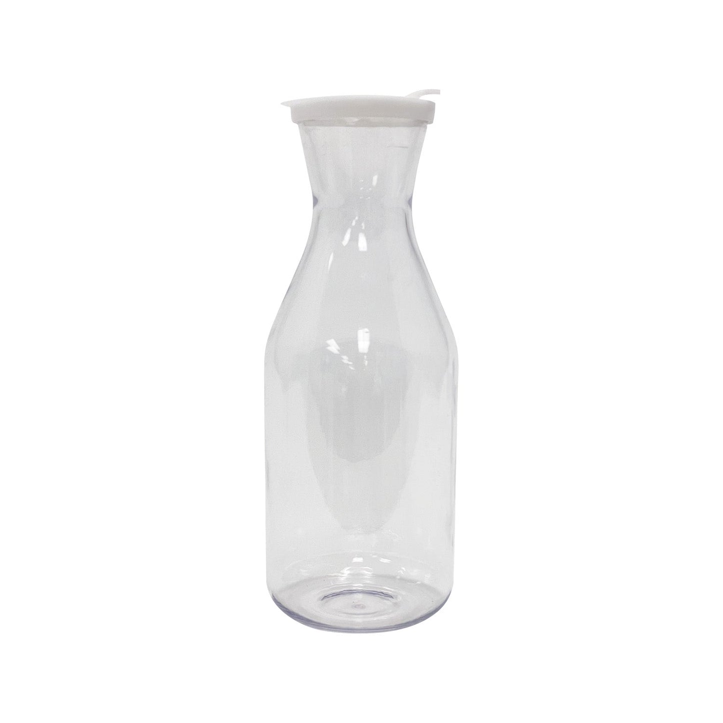 Decanter Beverage Plastic W/ Cover Clear 1.6QT