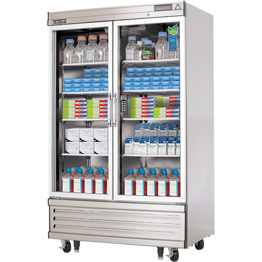 Everest 2 Glass Door Laboratory Refrigerator, 54 1/4" Model EBGR2-LAB