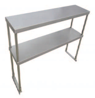 Evernew 18GA.430S/S double tier overshelf 12"X60"X32"H