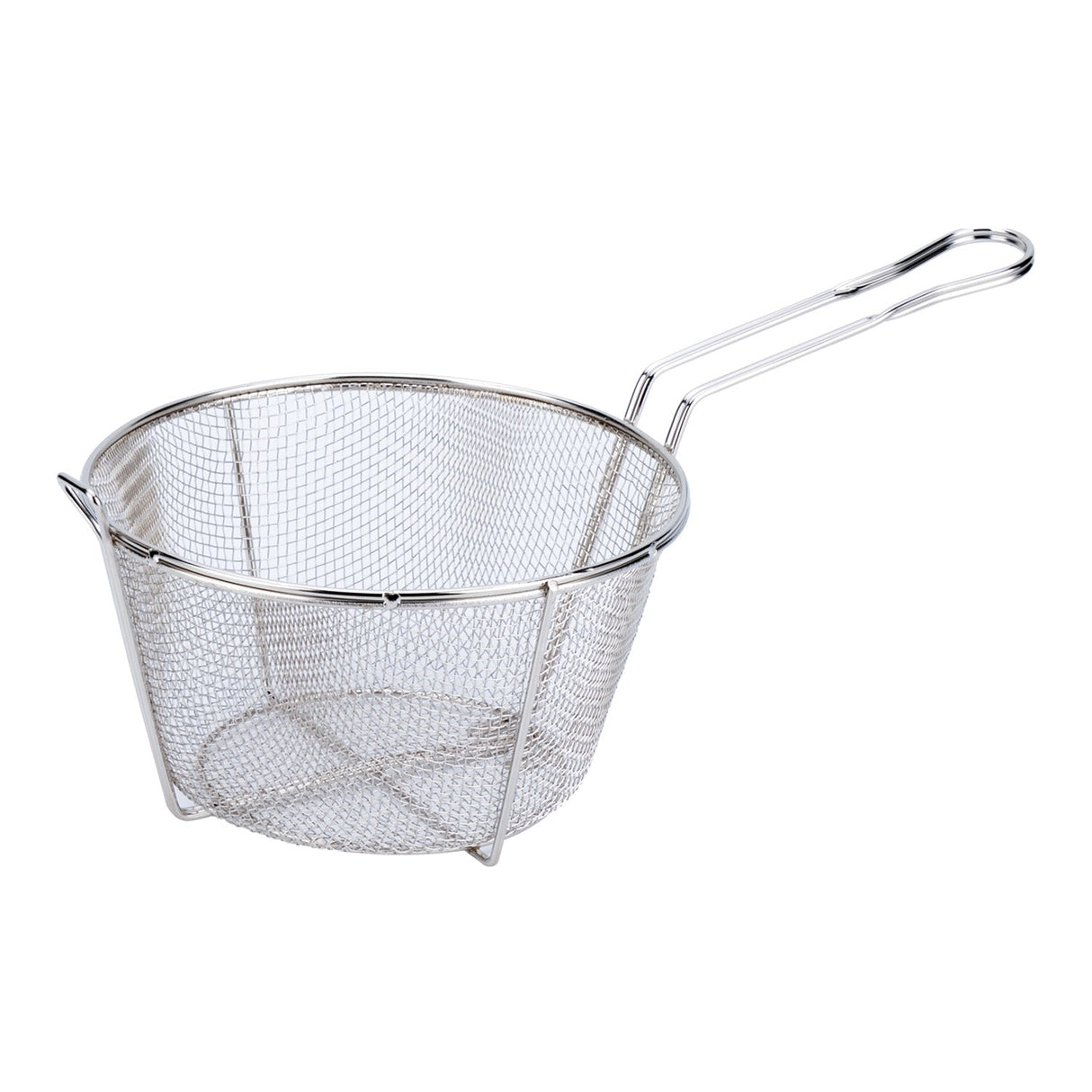 Fry Basket Nickel-Plt 1/8" Mesh 8-1/2"Dia