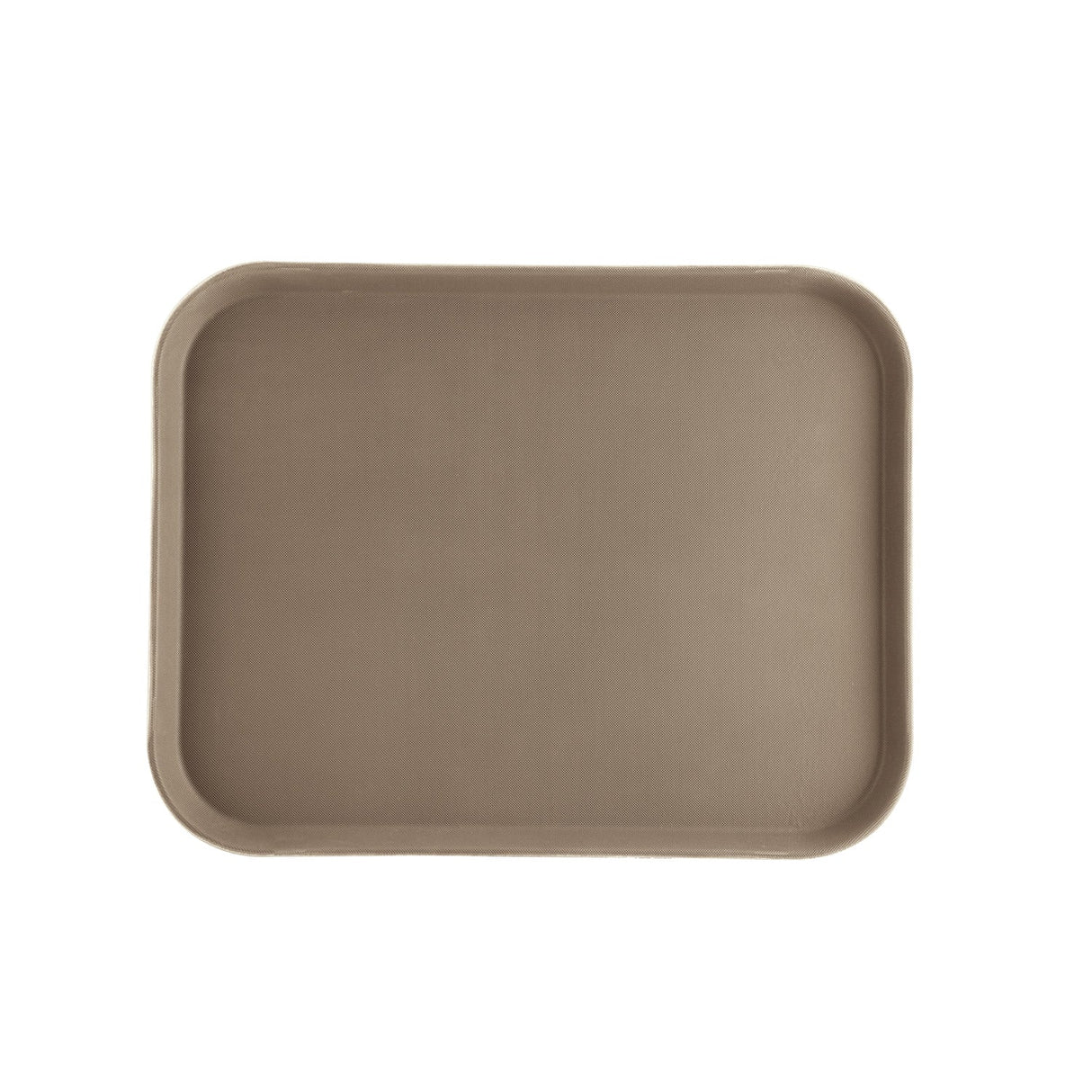 Tray Fiberglass Rect. Brown 18x14"