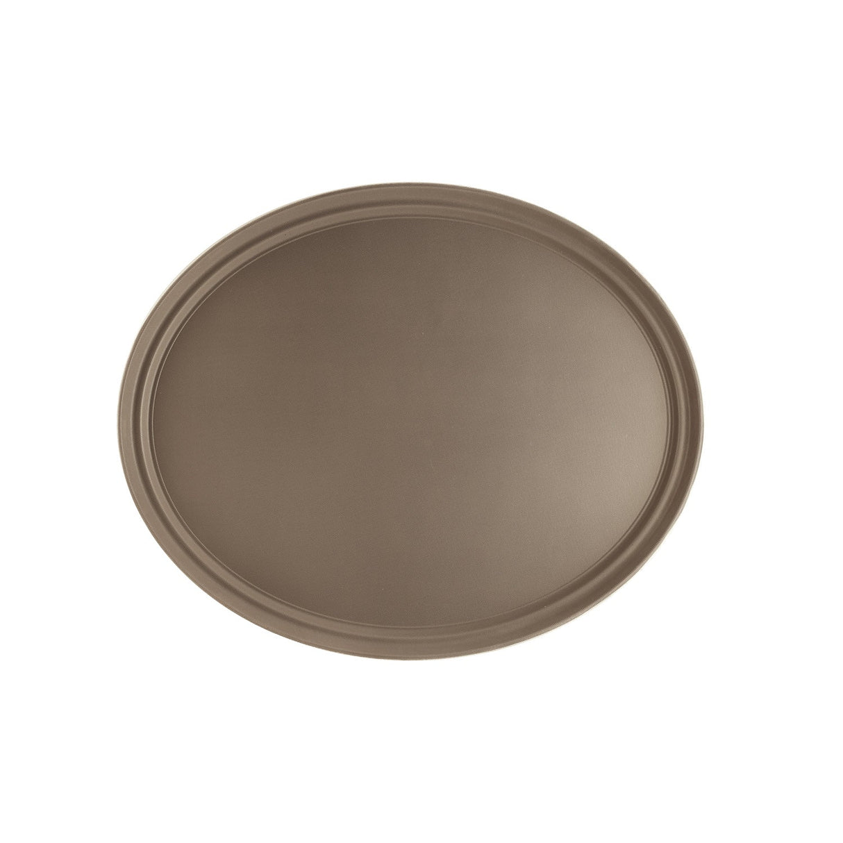 Tray Fiberglass Oval Brown 27x22"