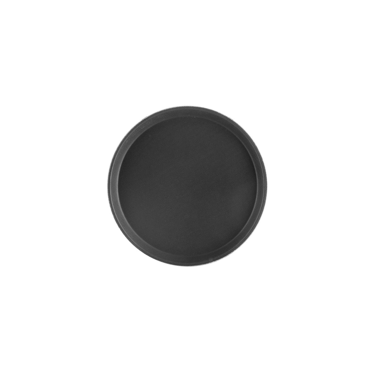 Tray Fiberglass Round Black 11"Dia