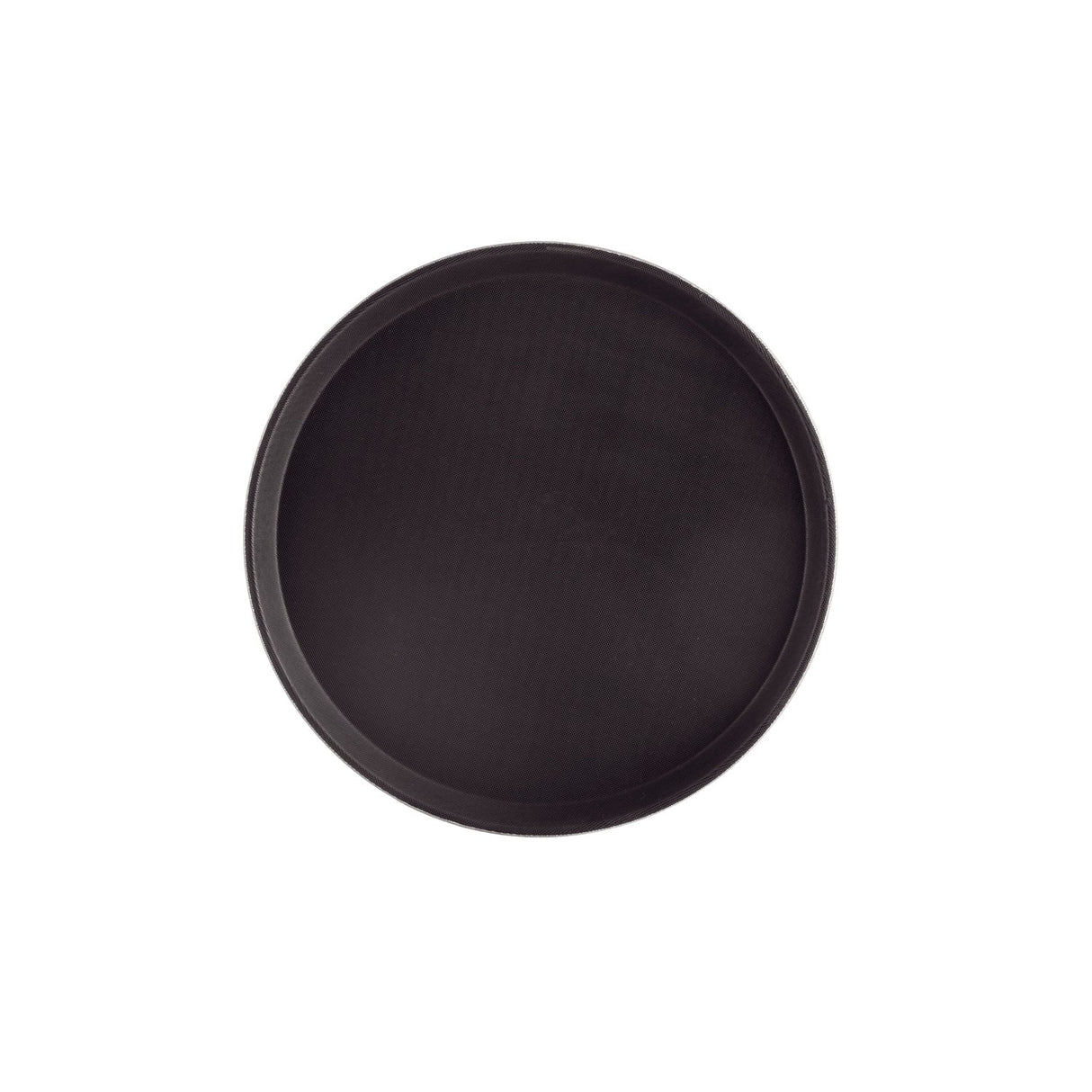 Tray Fiberglass Round Black 14"Dia