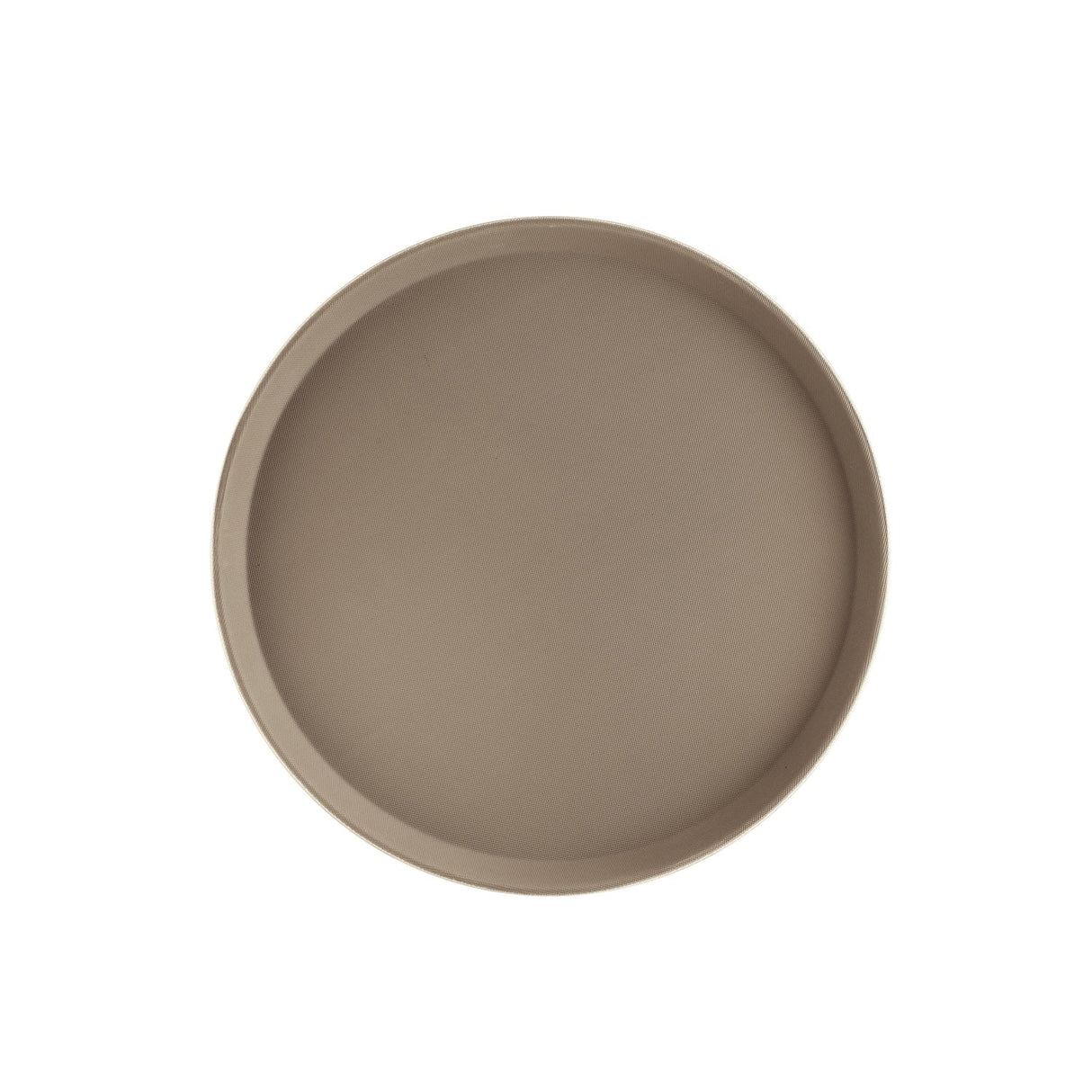 Tray Fiberglass Round Brown 16"Dia