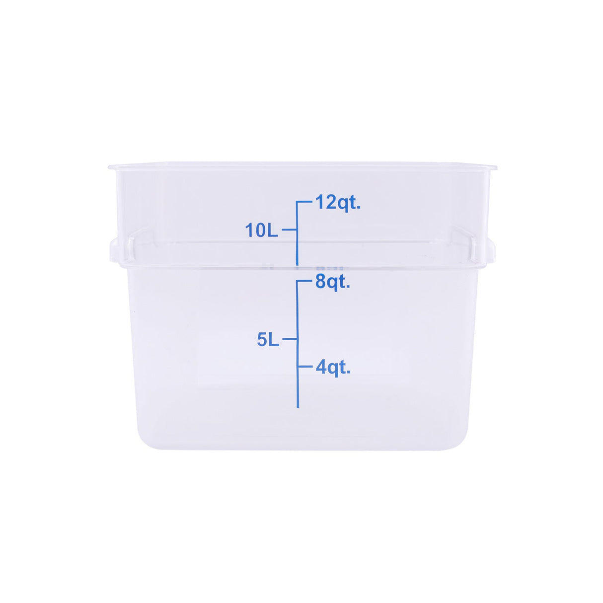 Food Storage Container Square PC Clear 12QT