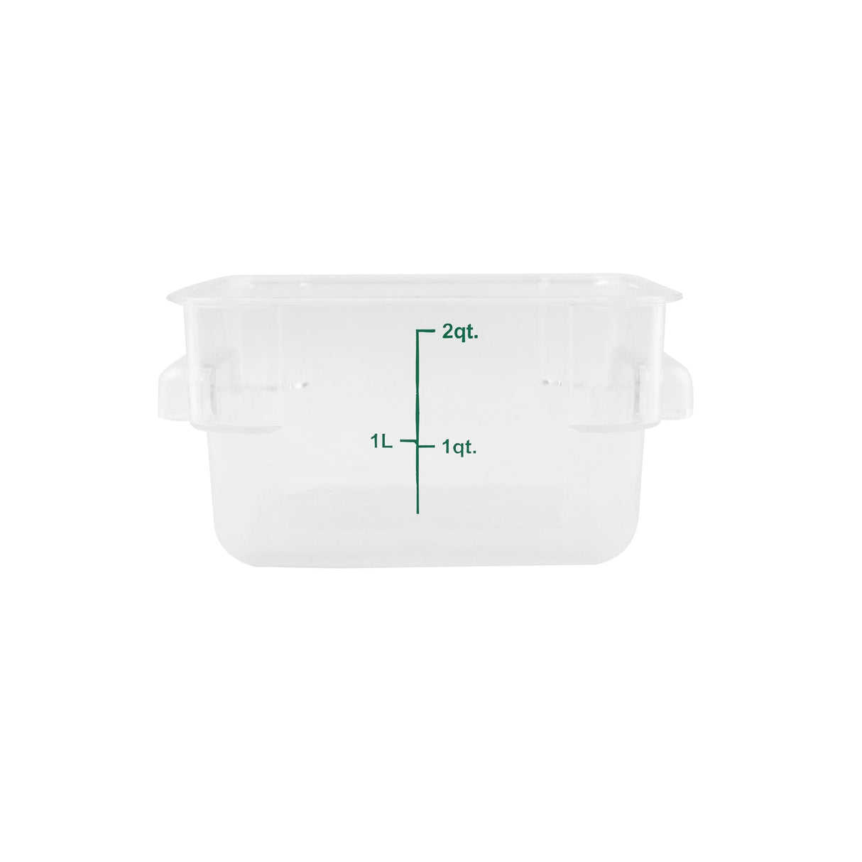 Food Storage Container Square PC Clear 2QT