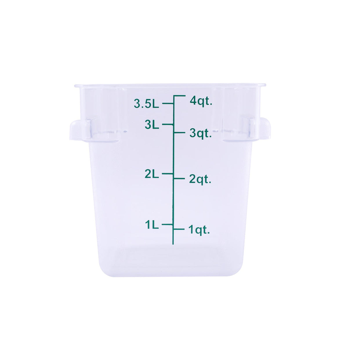 Food Storage Container Square PC Clear 4QT