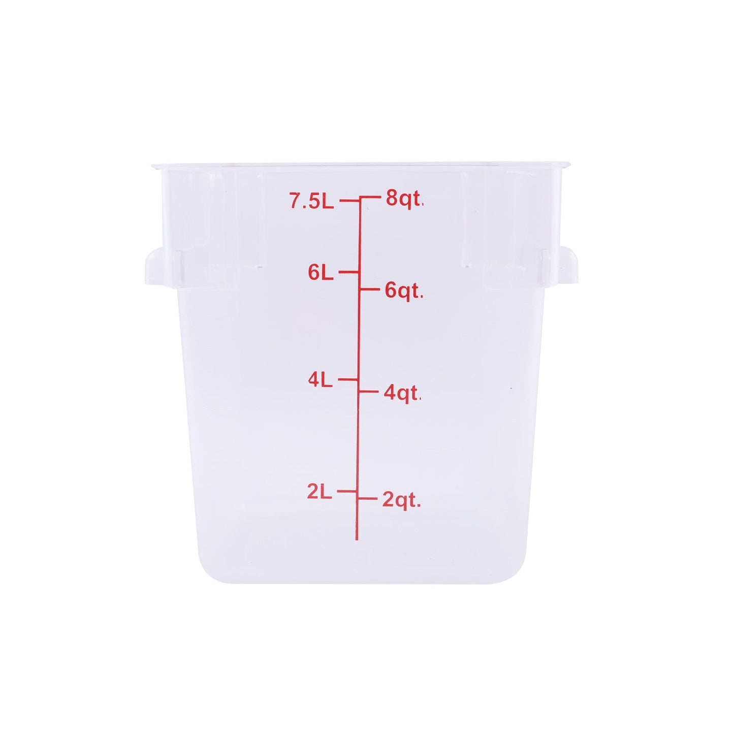 Food Storage Container Square PC Clear 8QT