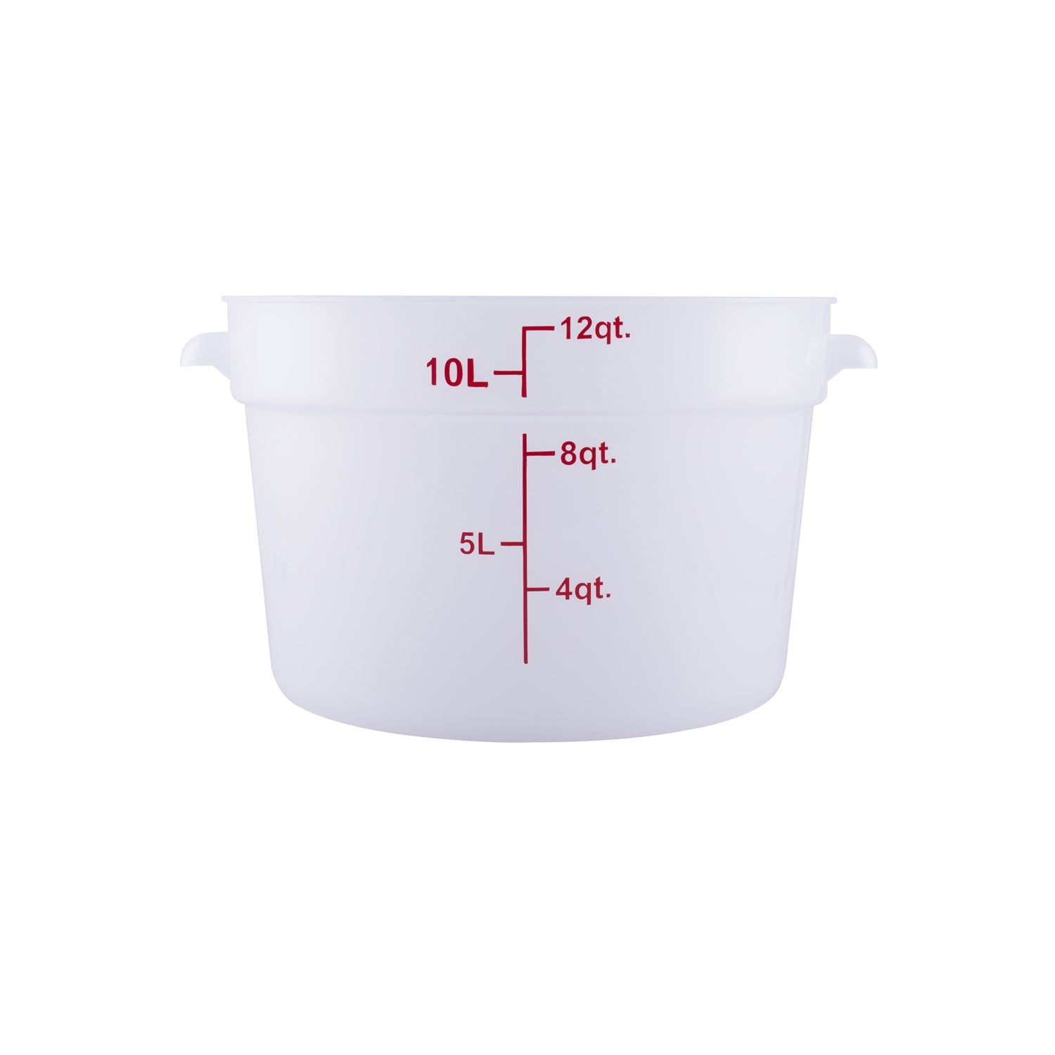 Food Storage CTR. Round PP Trans. 12QT