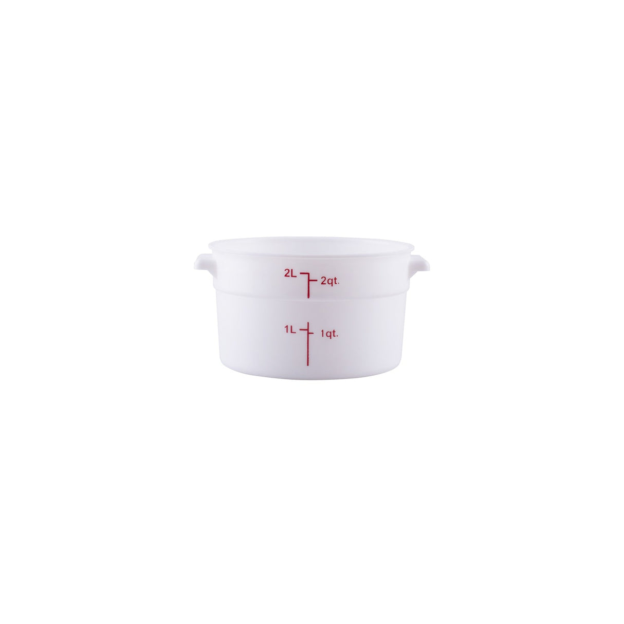 Food Storage CTR. Round PP Trans. 2QT