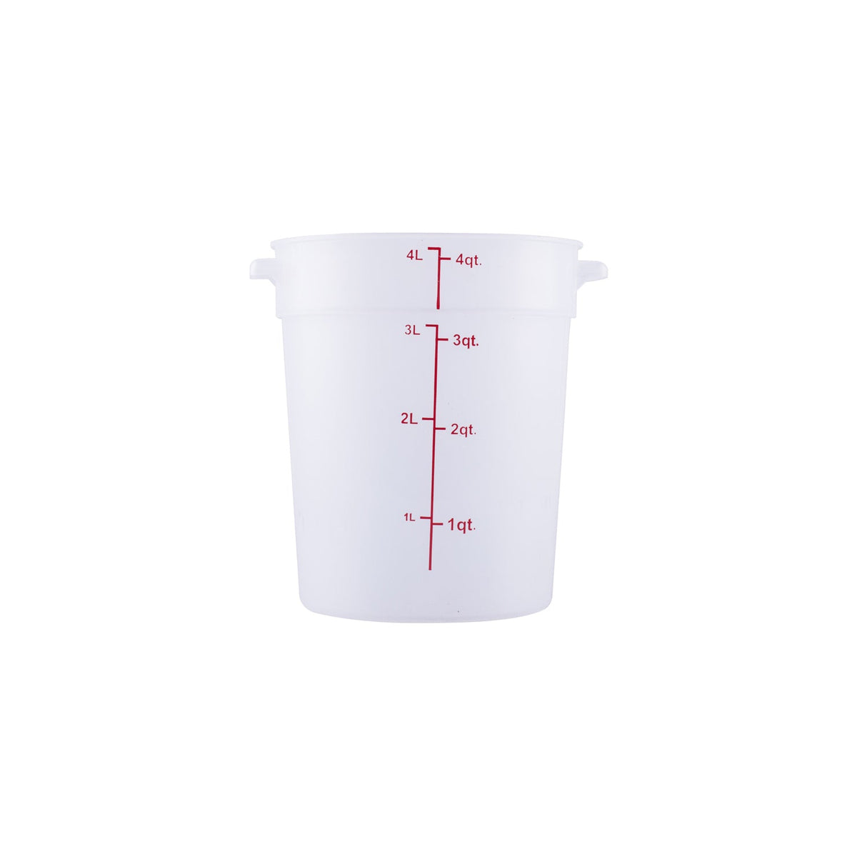 Food Storage CTR. Round PP Trans. 4QT