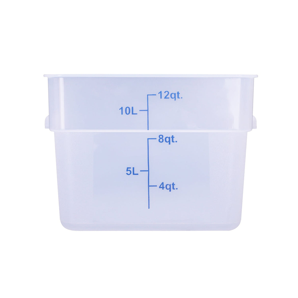 Food Storage CTR. Sq. PP Trans. 12QT