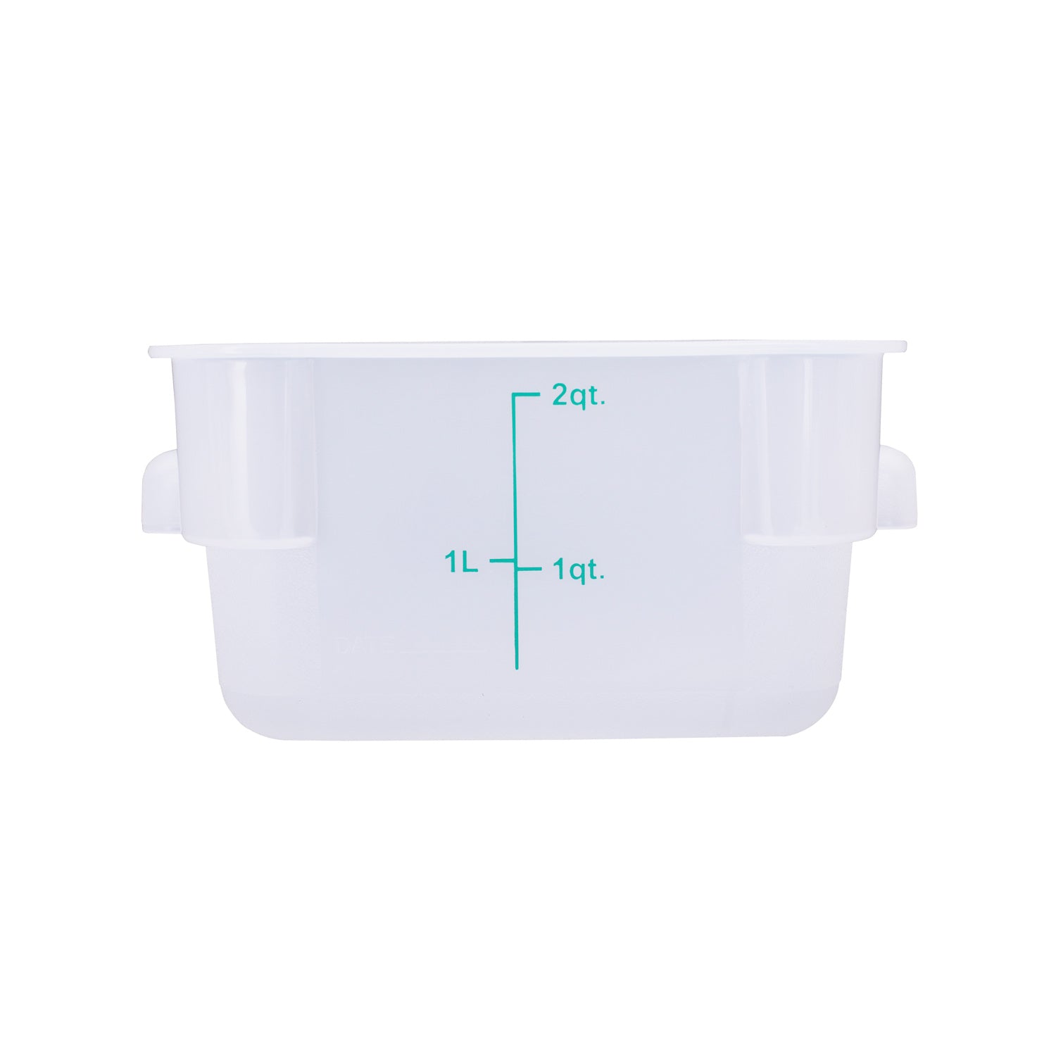 Food Storage CTR. Sq. PP Trans. 2QT