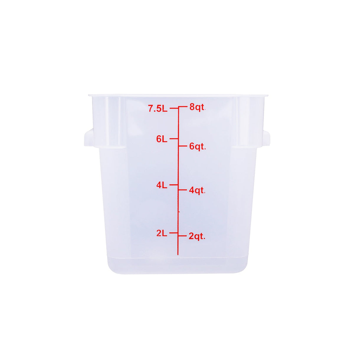 Food Storage CTR. Sq. PP Trans. 8QT