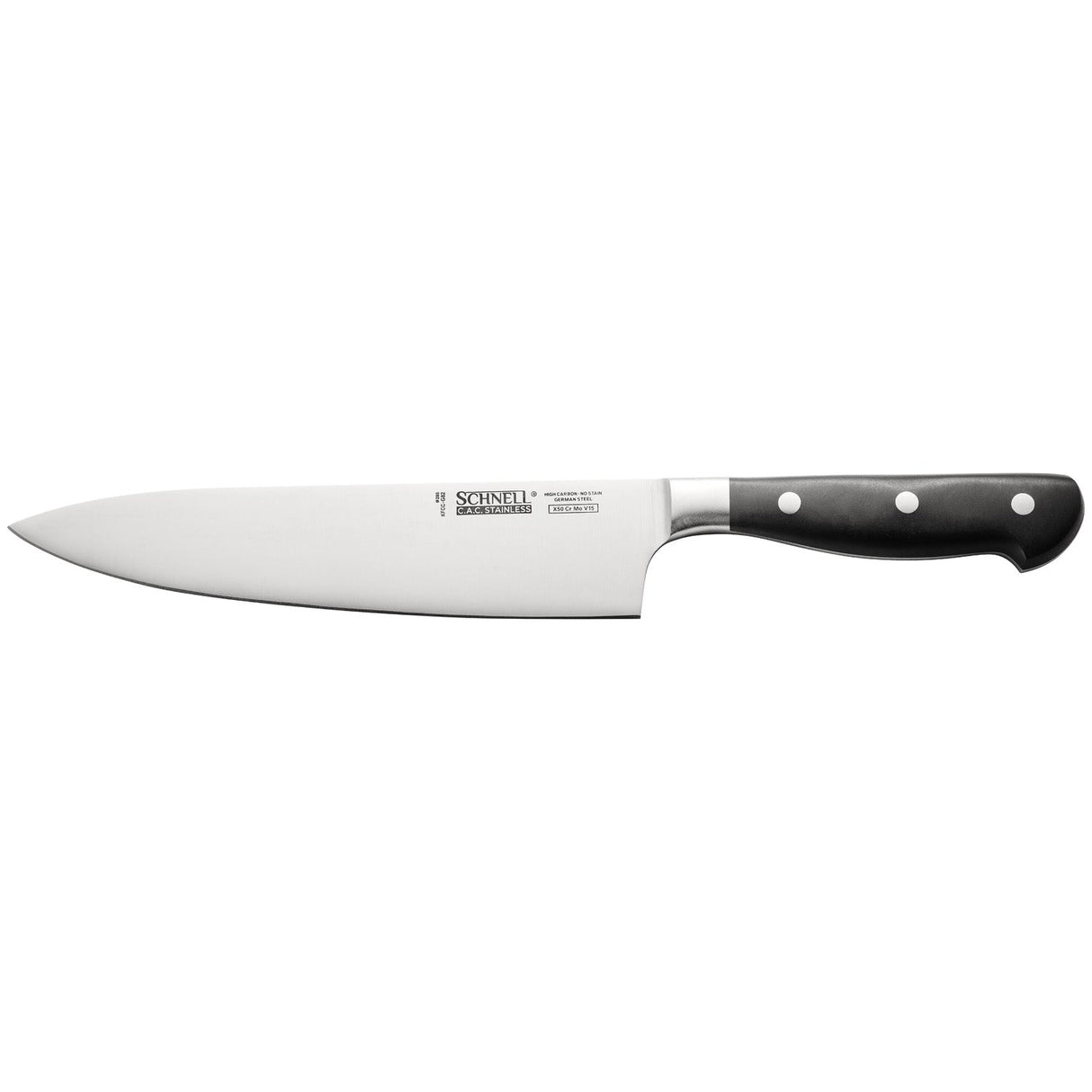 Schnell Chef Knife 8", Short Bolster