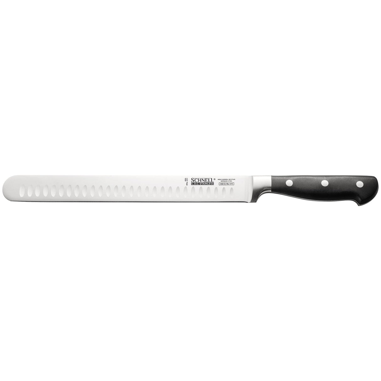 Schnell Slicing Knife 10", Granton Edge