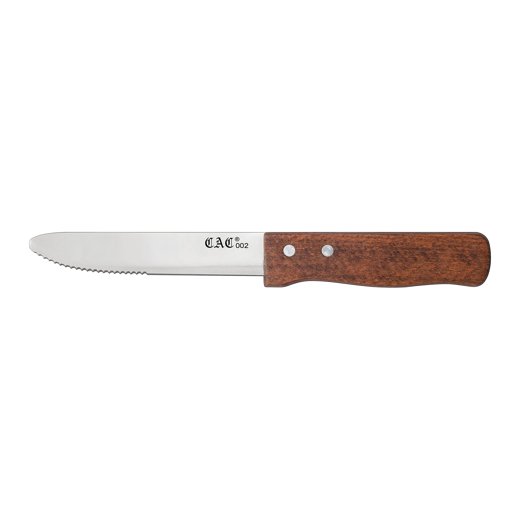 Knife Steak Jumbo Round Tip Wood Hdl 5"